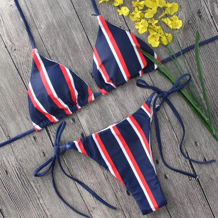 Bikini a righe - R.a. Boutique 