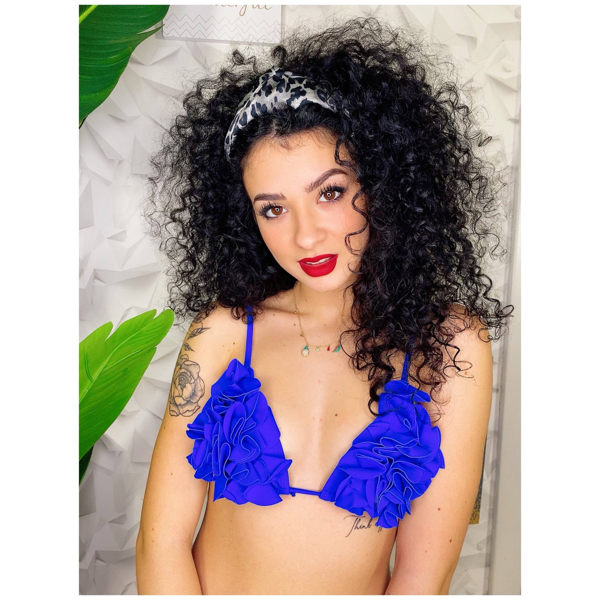 Bikini fiori blu - R.a. Boutique 