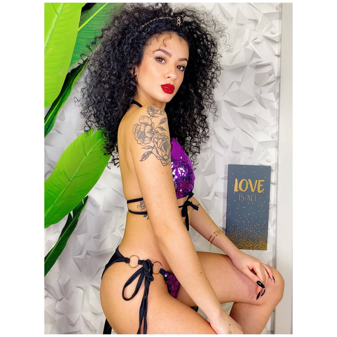 Bikini paillettes e V - R.a. Boutique 