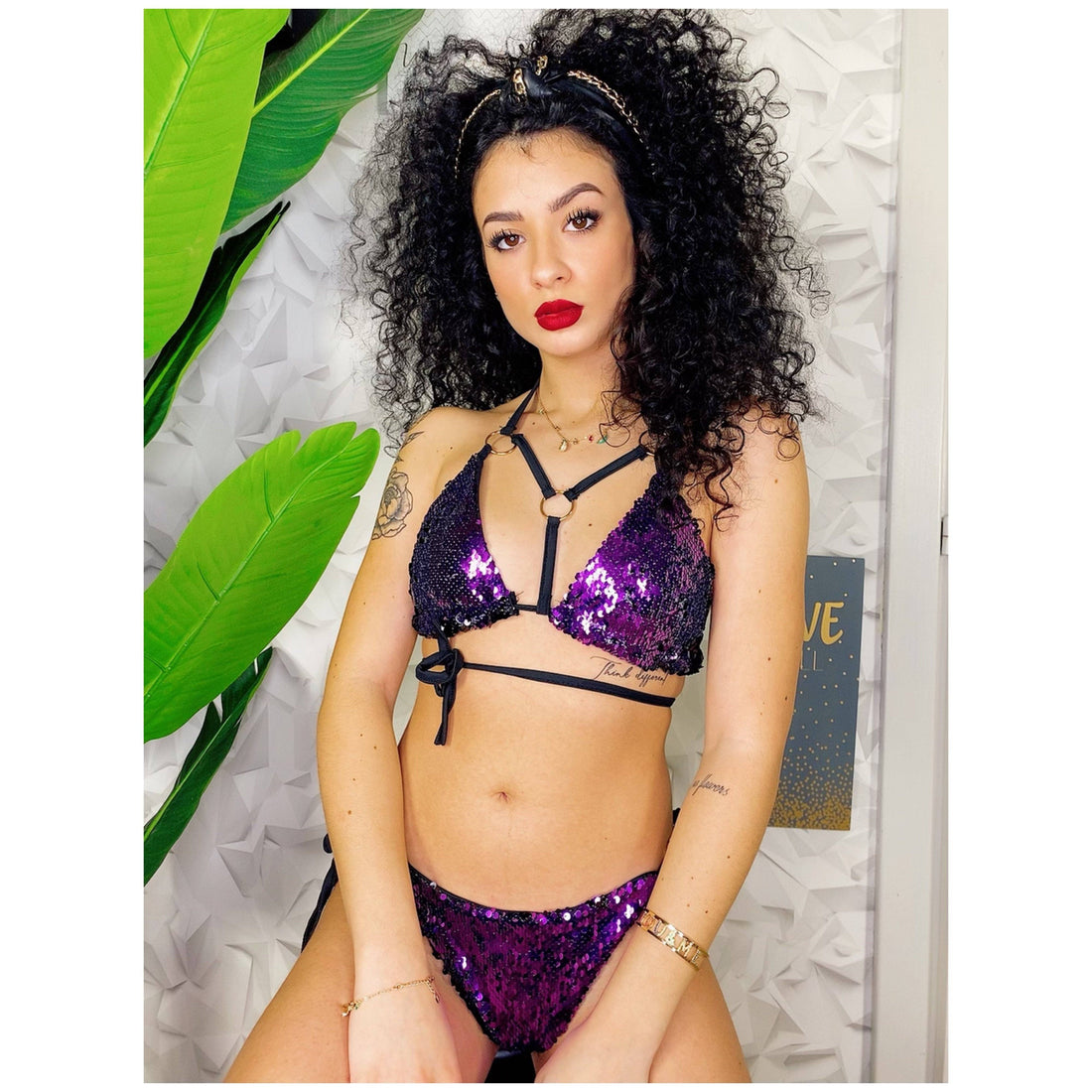 Bikini paillettes e V - R.a. Boutique 