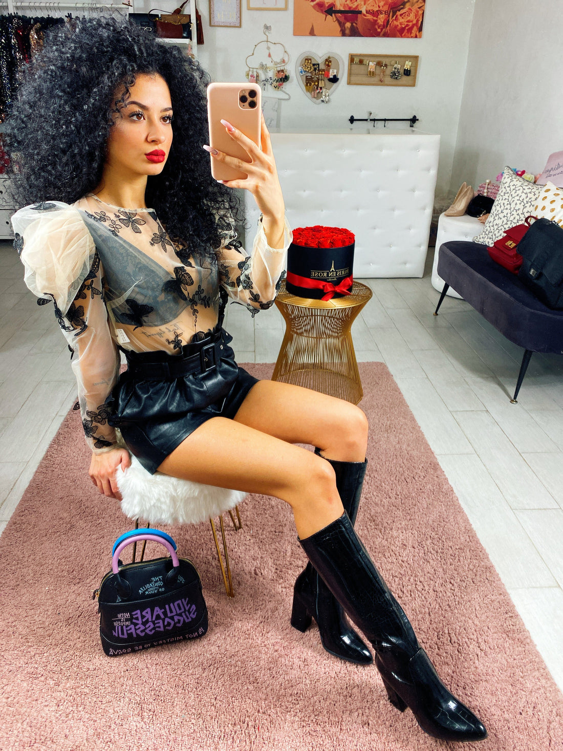 Blusa con farfalle - R.a. Boutique 