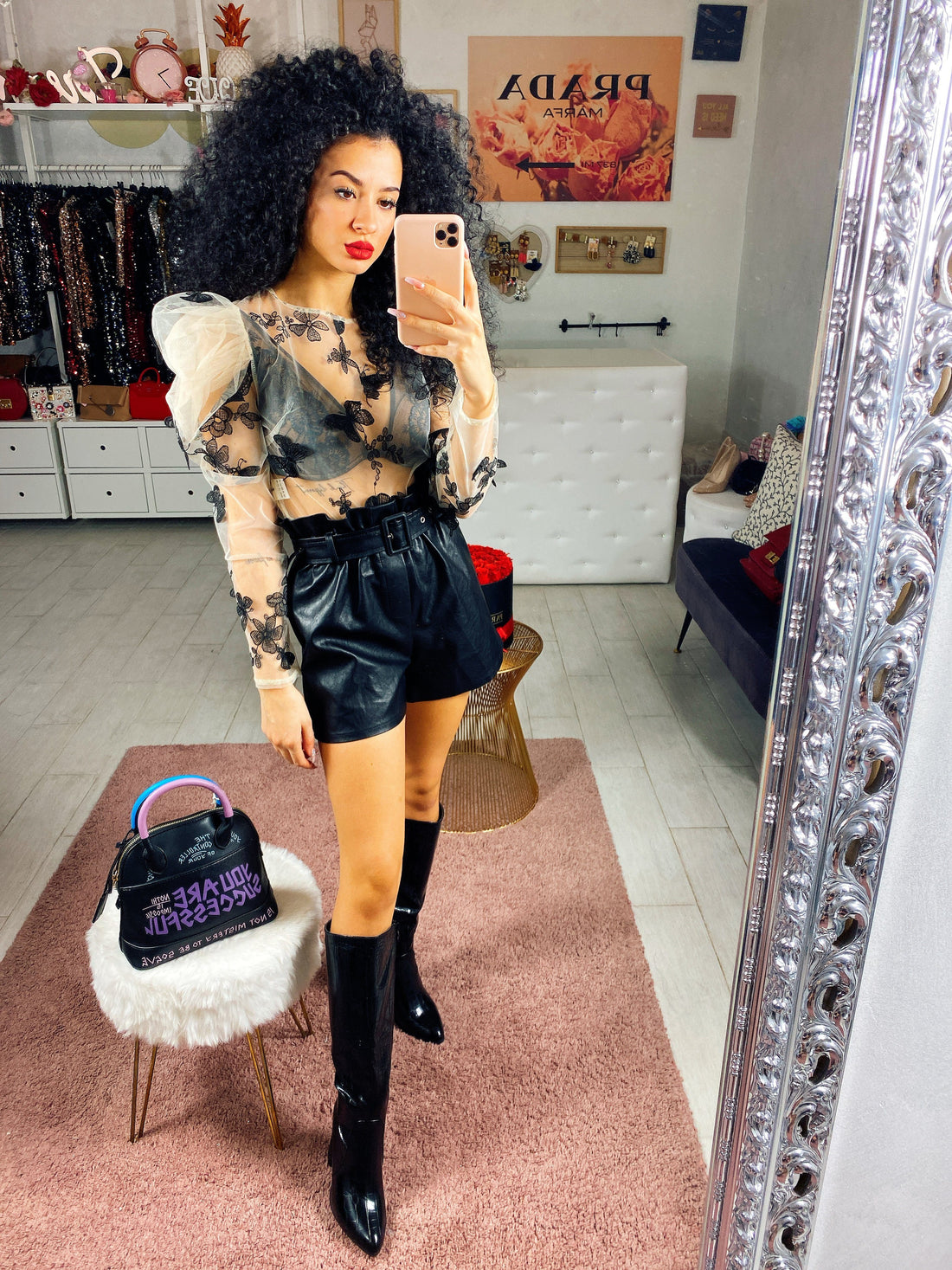 Blusa con farfalle - R.a. Boutique 