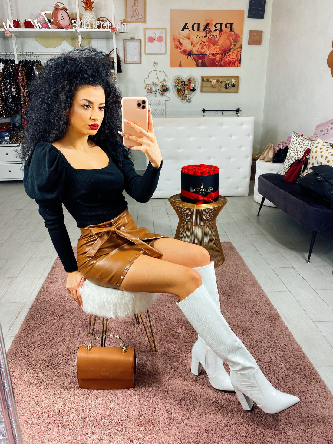 Body con manica bombata - R.a. Boutique 