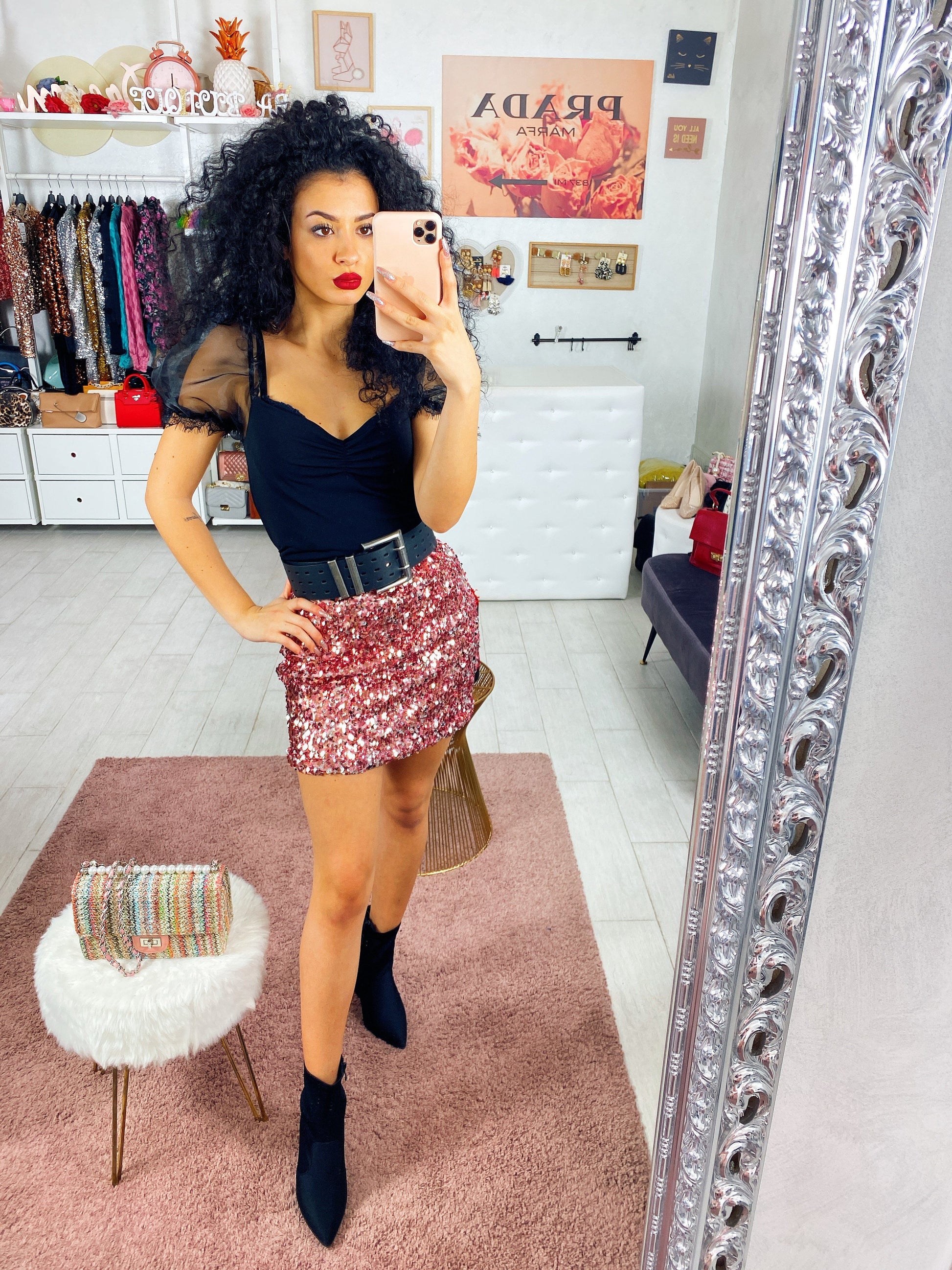 Body con manica corta velate - R.a. Boutique 