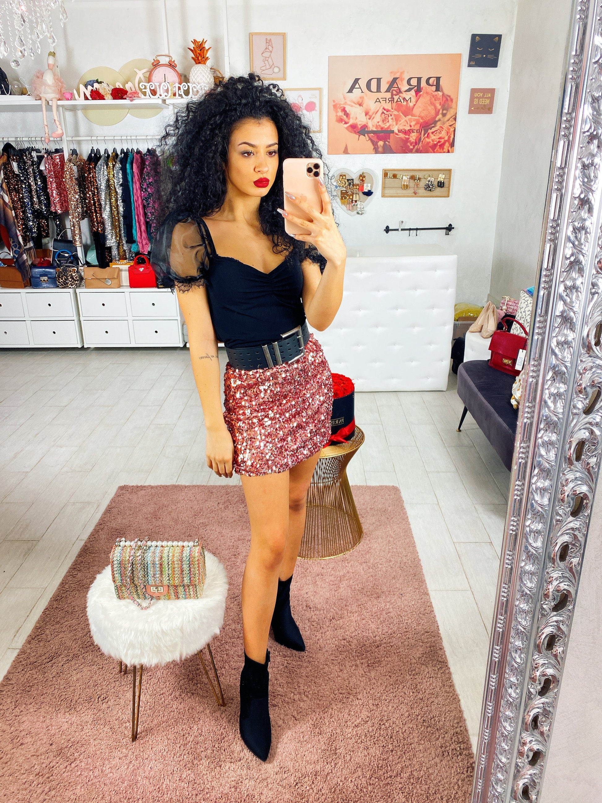 Body con manica corta velate - R.a. Boutique 