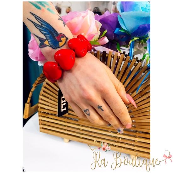 Bracciale con cuori - R.a. Boutique 