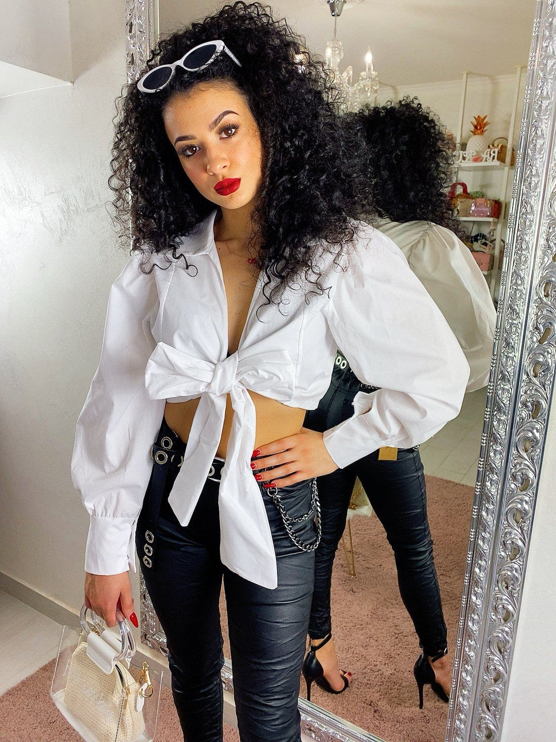 Camicetta con fiocco - R.a. Boutique 