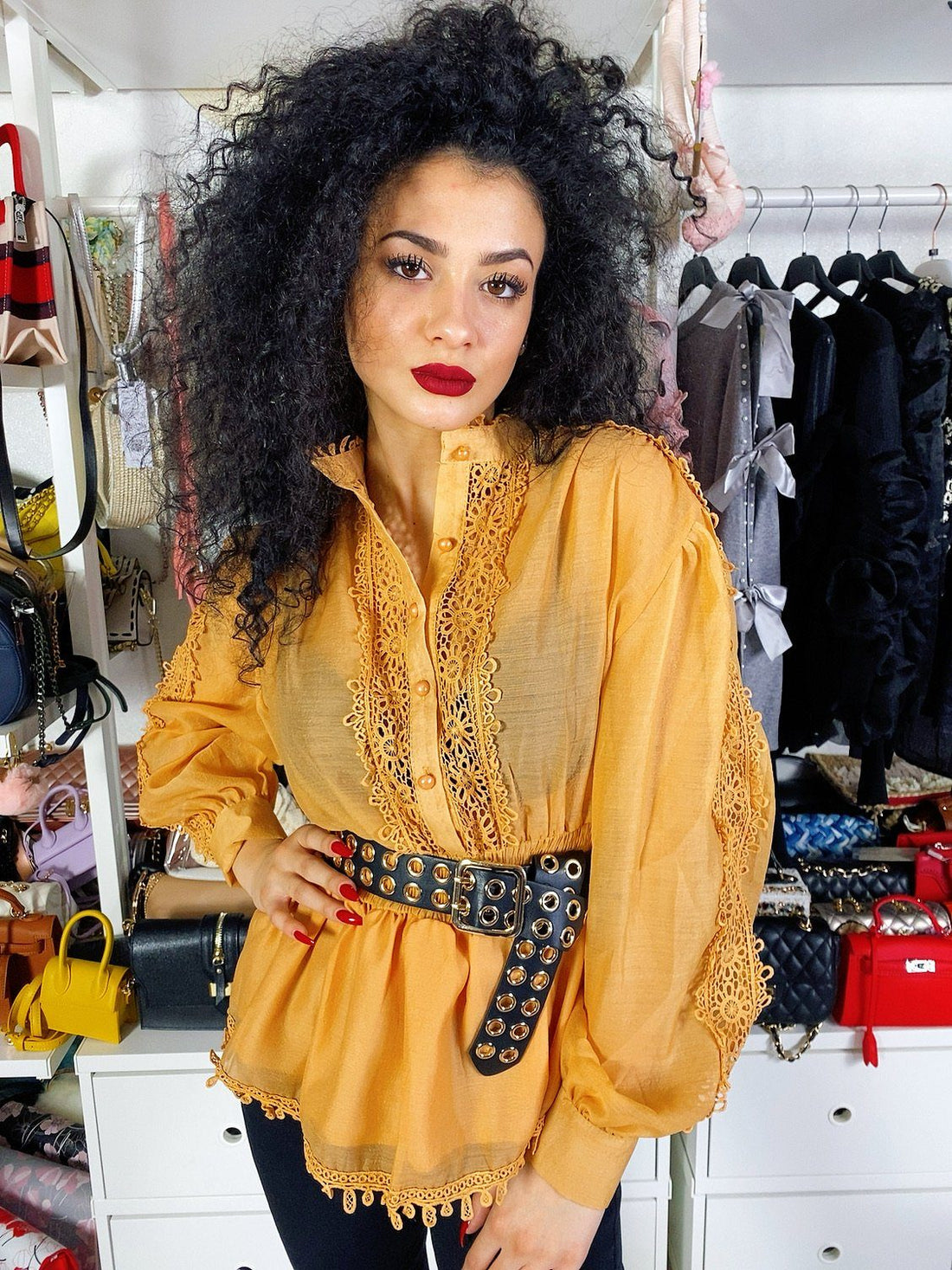 Camicetta con pizzo - R.a. Boutique 