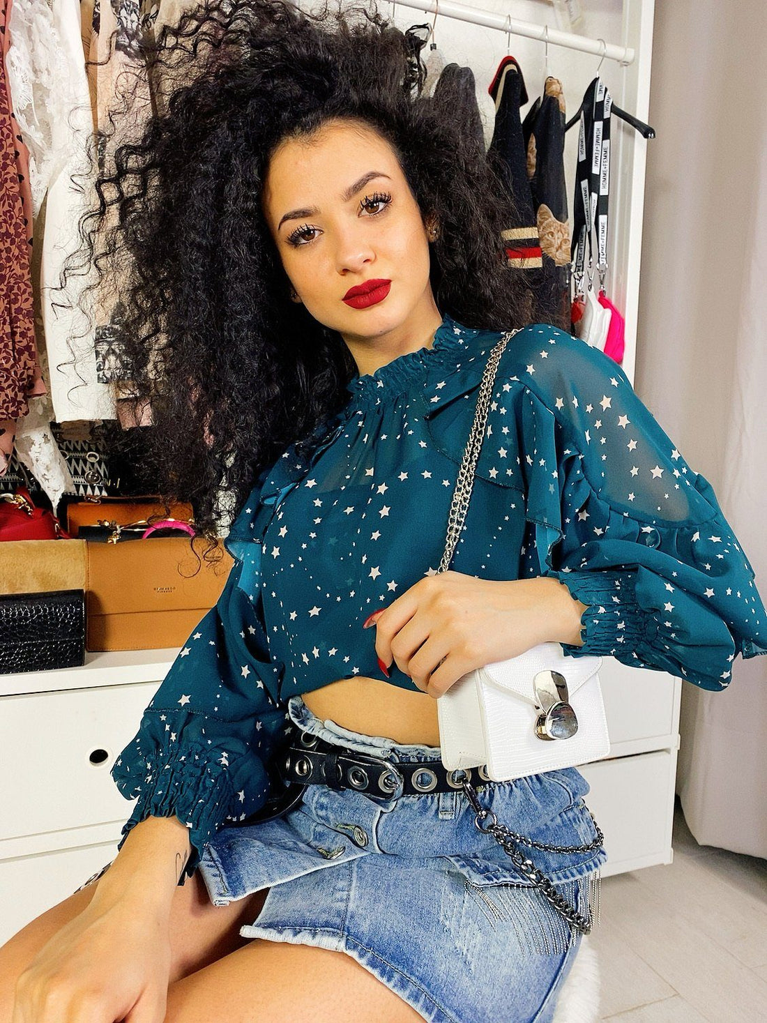 Camicetta con stelle - R.a. Boutique 