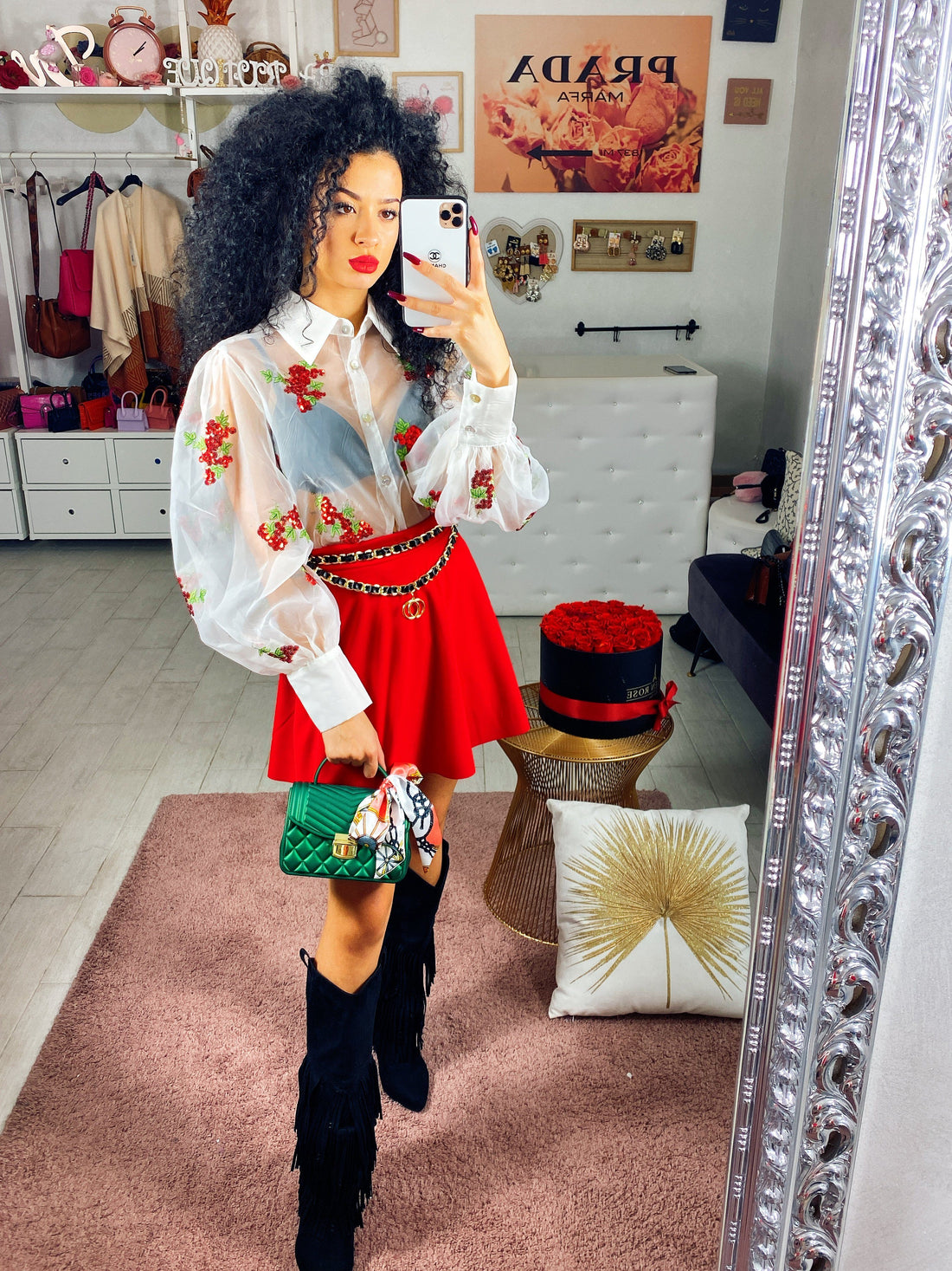 Camicia con paillettes - R.a. Boutique 