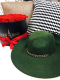 Cappello ampio con catena - R.a. Boutique 