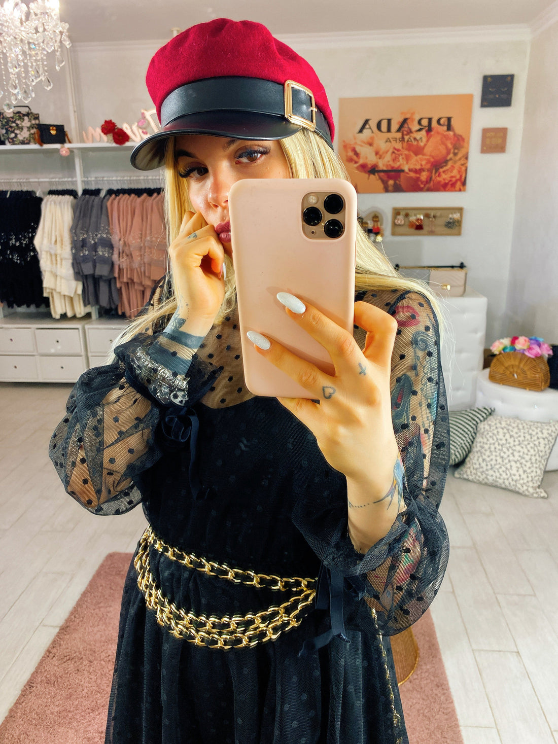 Cappello con fibbia - R.a. Boutique 