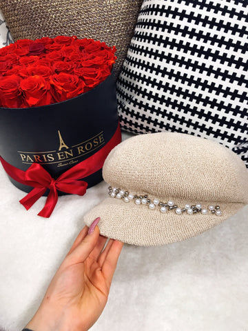 Cappello con perle - R.a. Boutique 