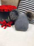 Cappello con pompom - R.a. Boutique 