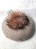 Cappello con pompom singolo - R.a. Boutique 