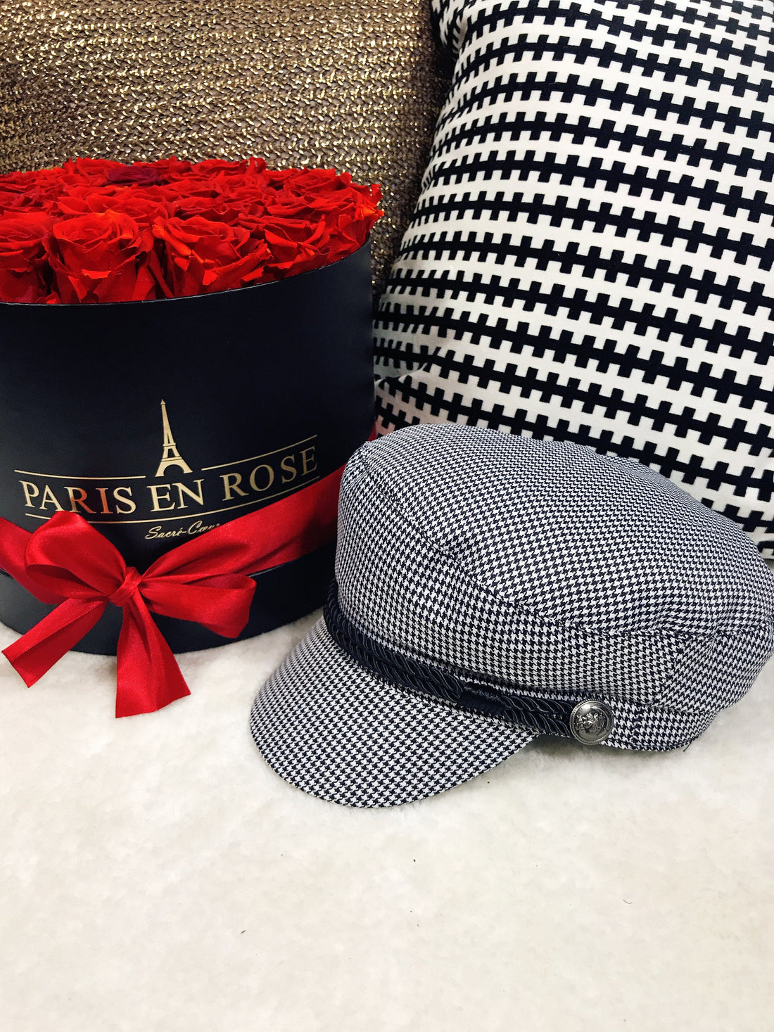 Cappello pied de poule - R.a. Boutique 