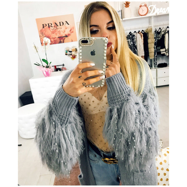 Lara-Strickjacke