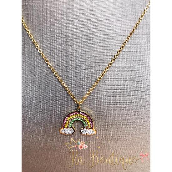 Collana con arcobaleno - R.a. Boutique 