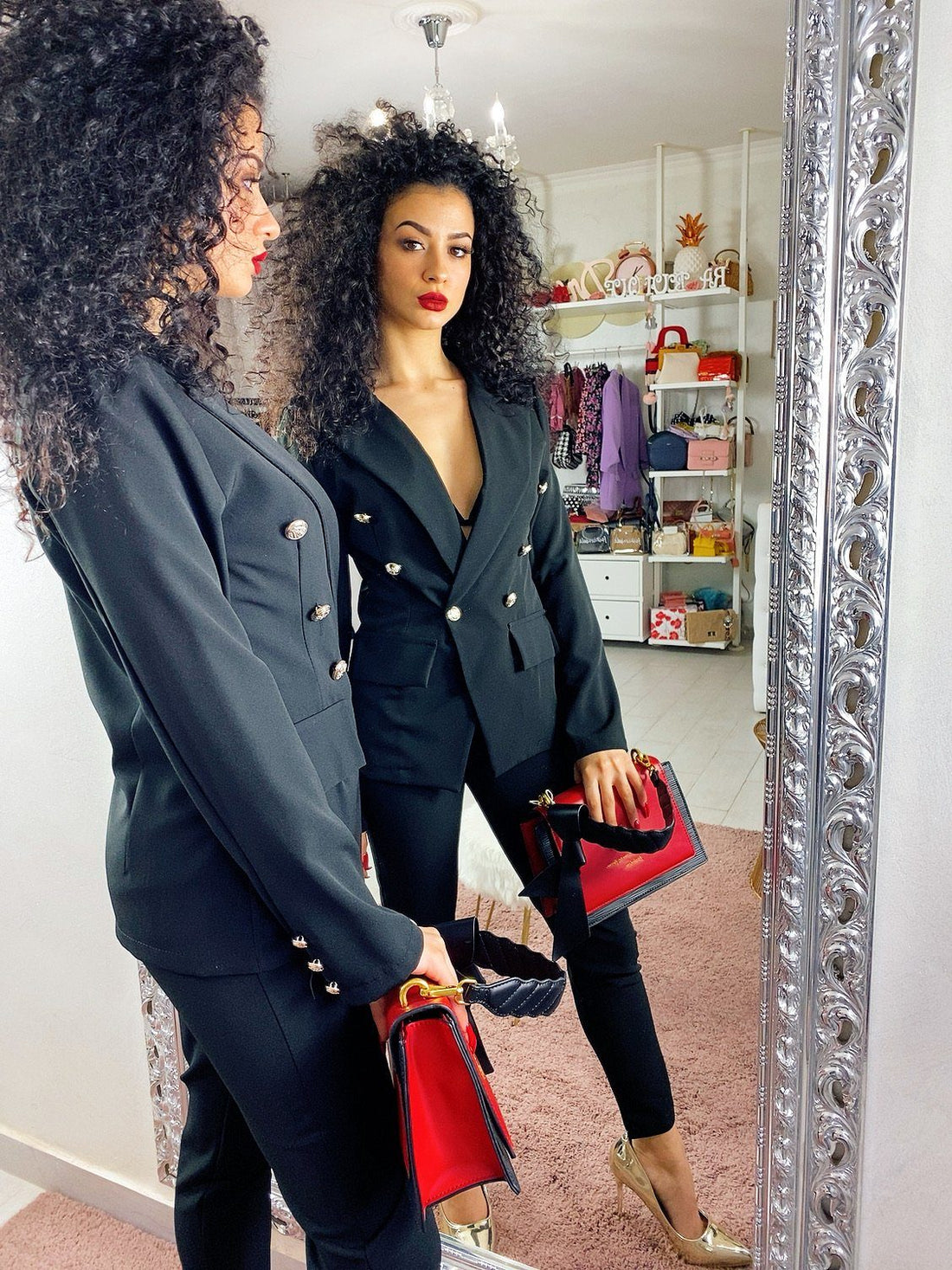 Completo elegant nero - R.a. Boutique 