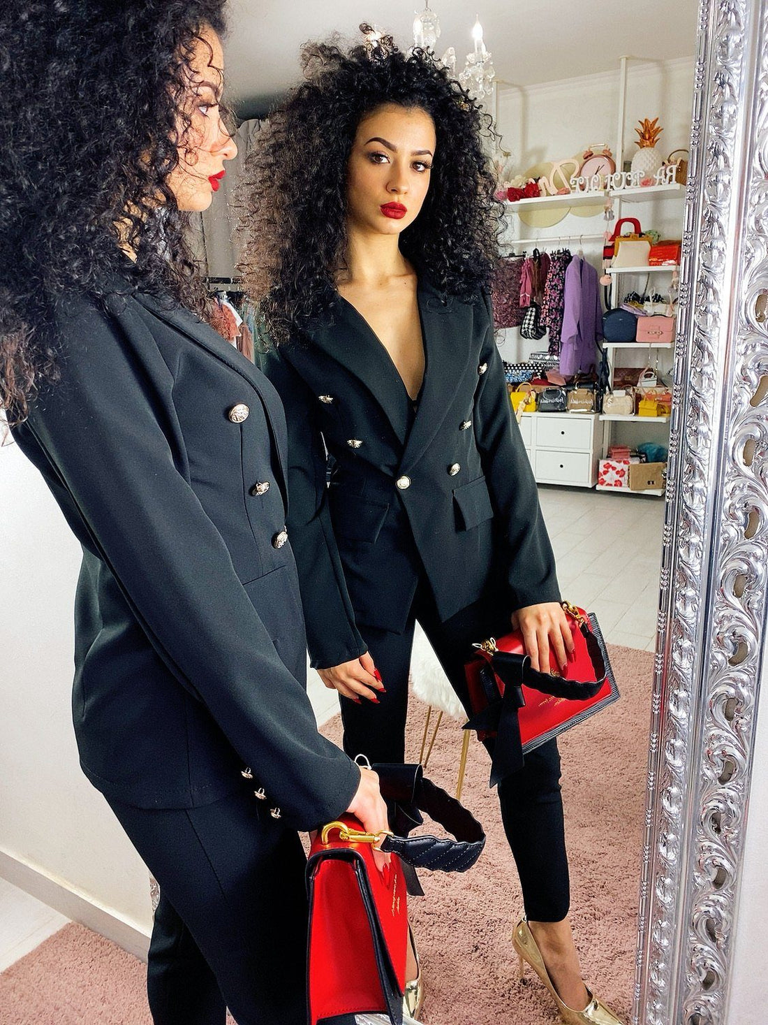 Completo elegant nero - R.a. Boutique 