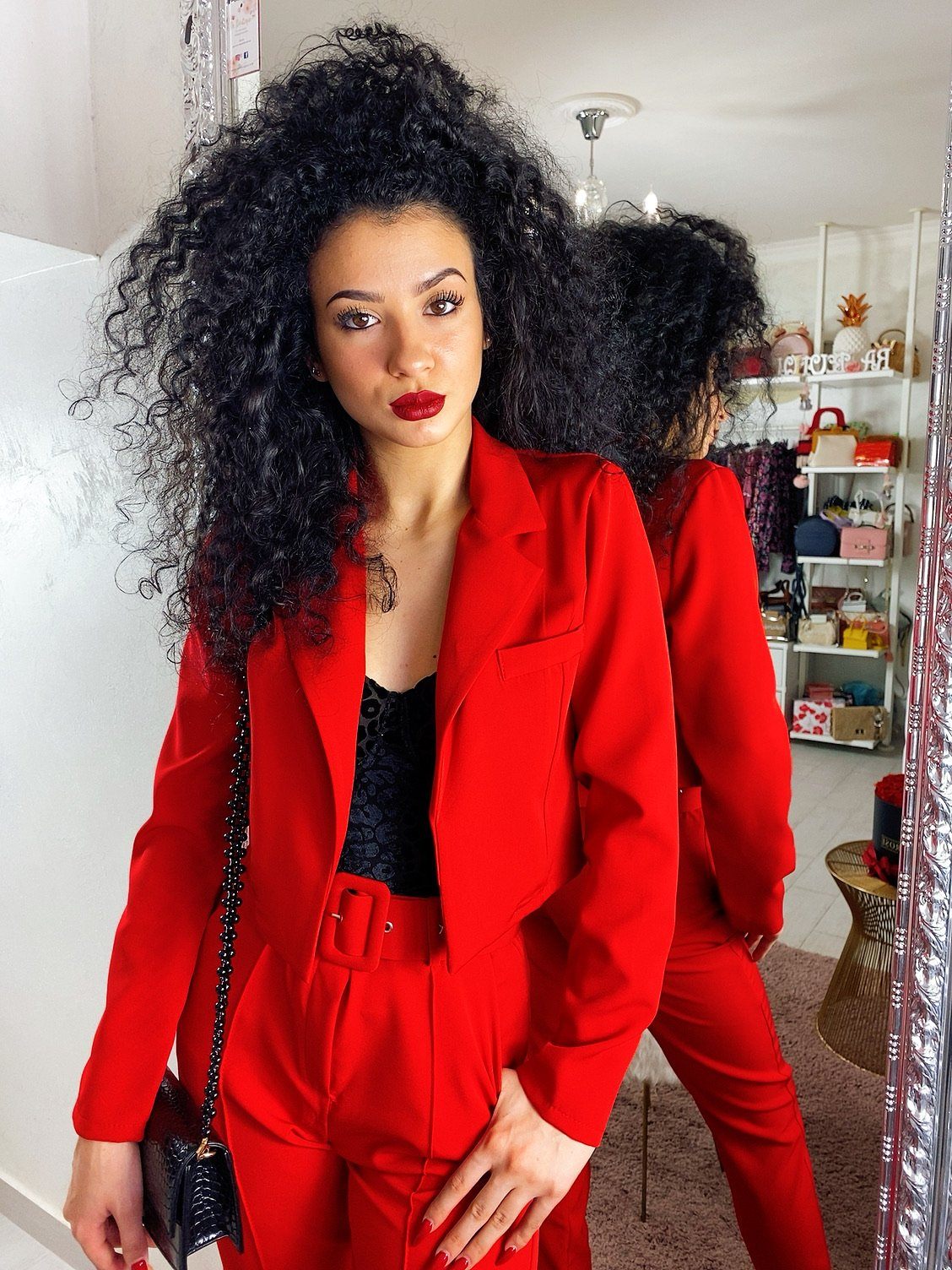 Completo pantalone e giacca corta