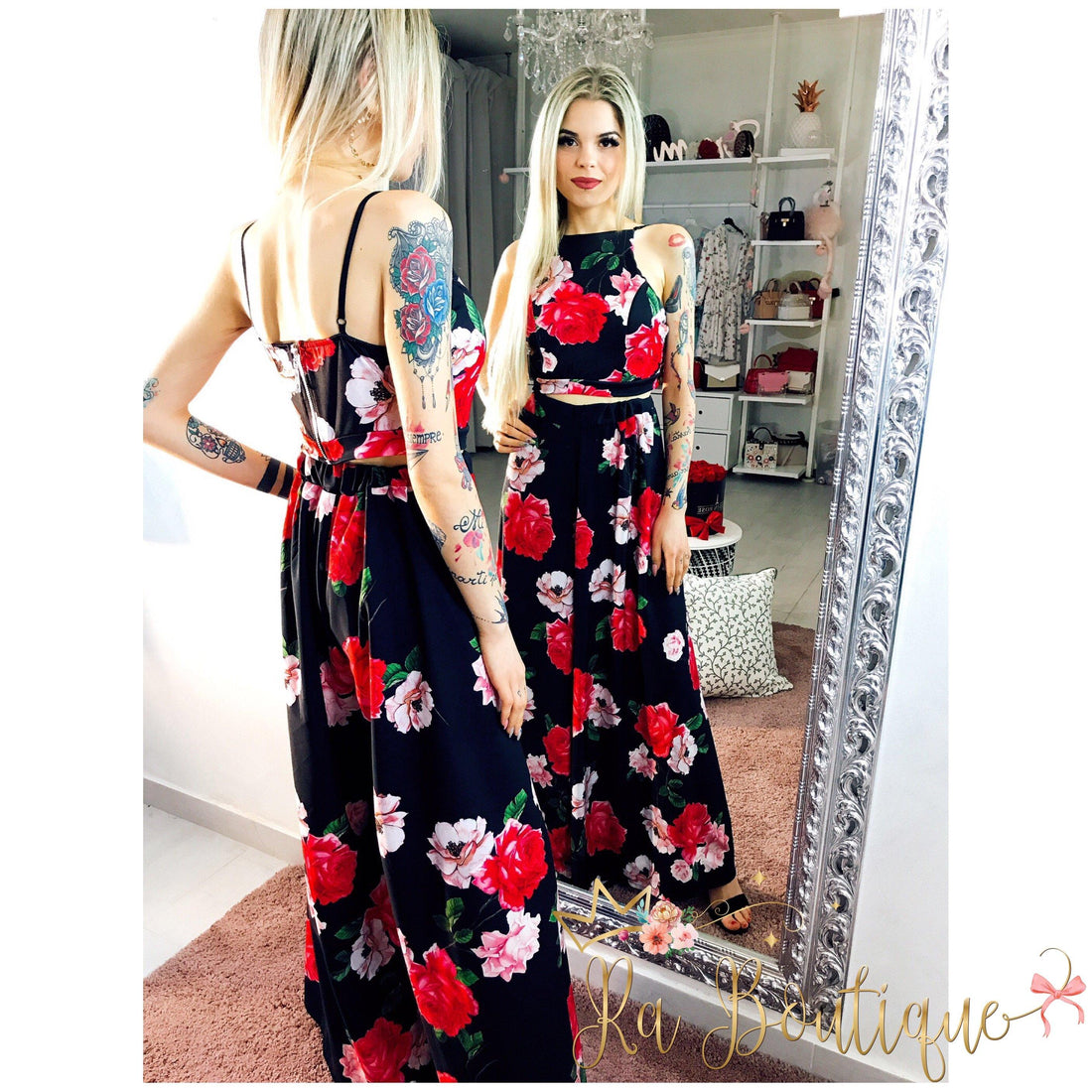 Completo Red Rose - R.a. Boutique 