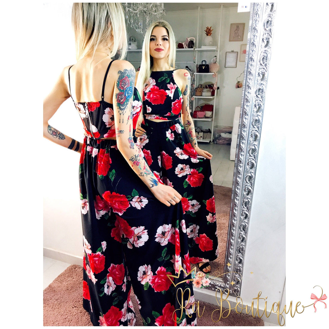 Completo Red Rose - R.a. Boutique 