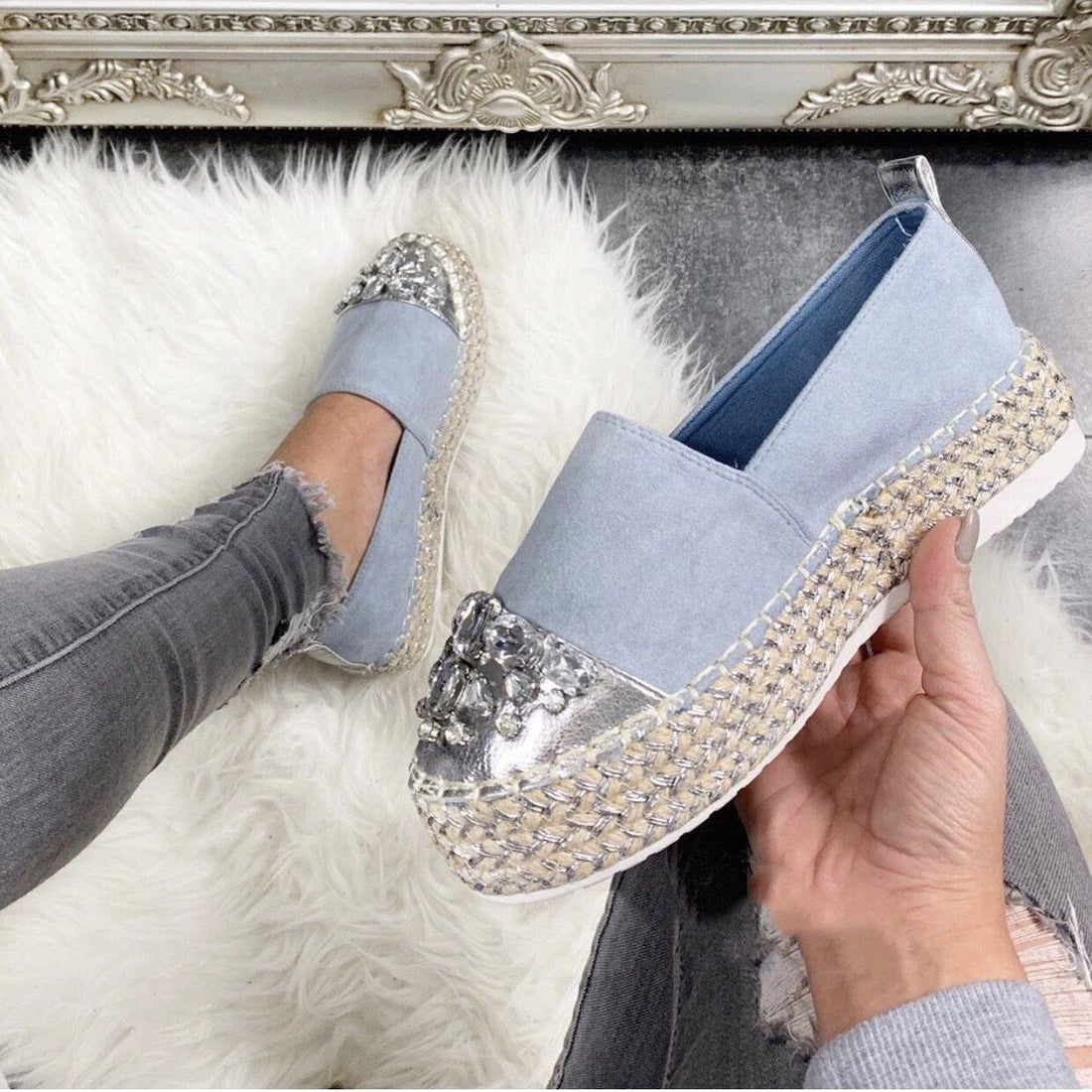 Espadrillas con strass - R.a. Boutique 