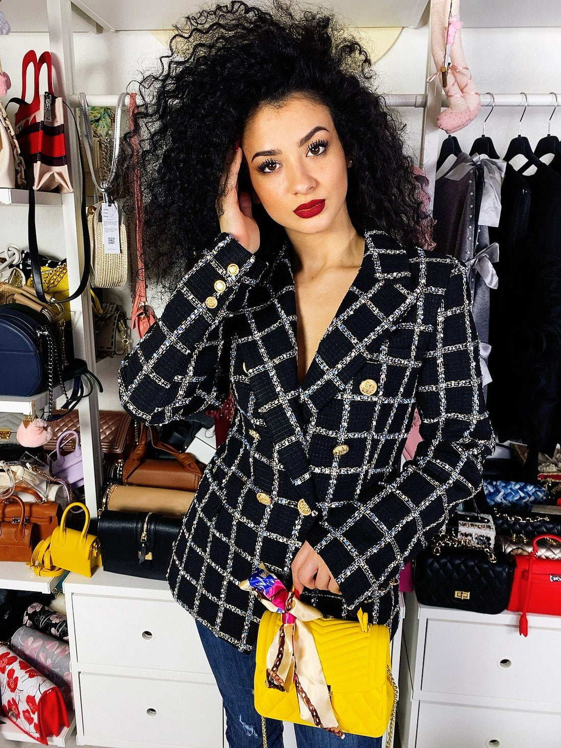 Giacca con dettagli oro - R.a. Boutique 