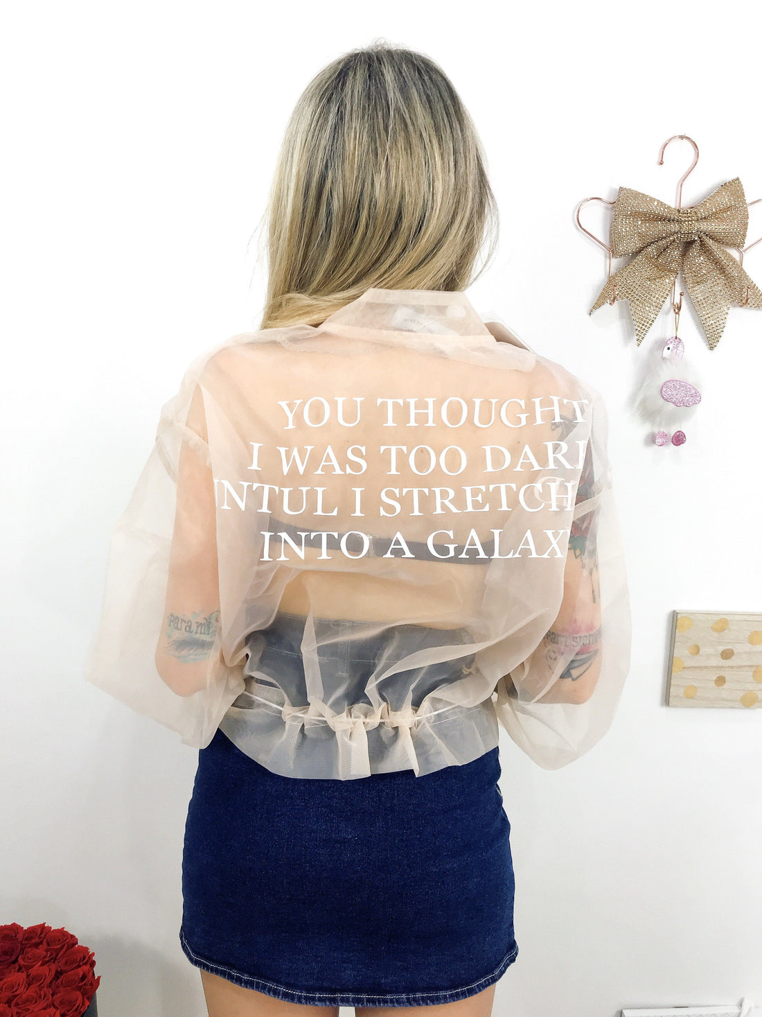 Giacchino con scritta Back - R.a. Boutique 