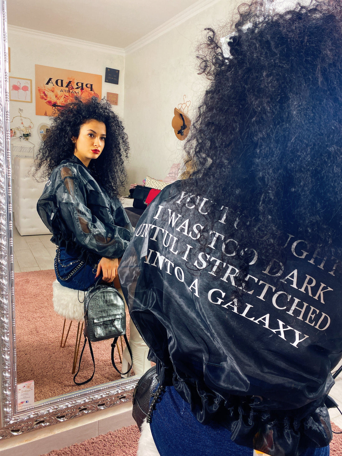 Giacchino con scritta Back - R.a. Boutique 