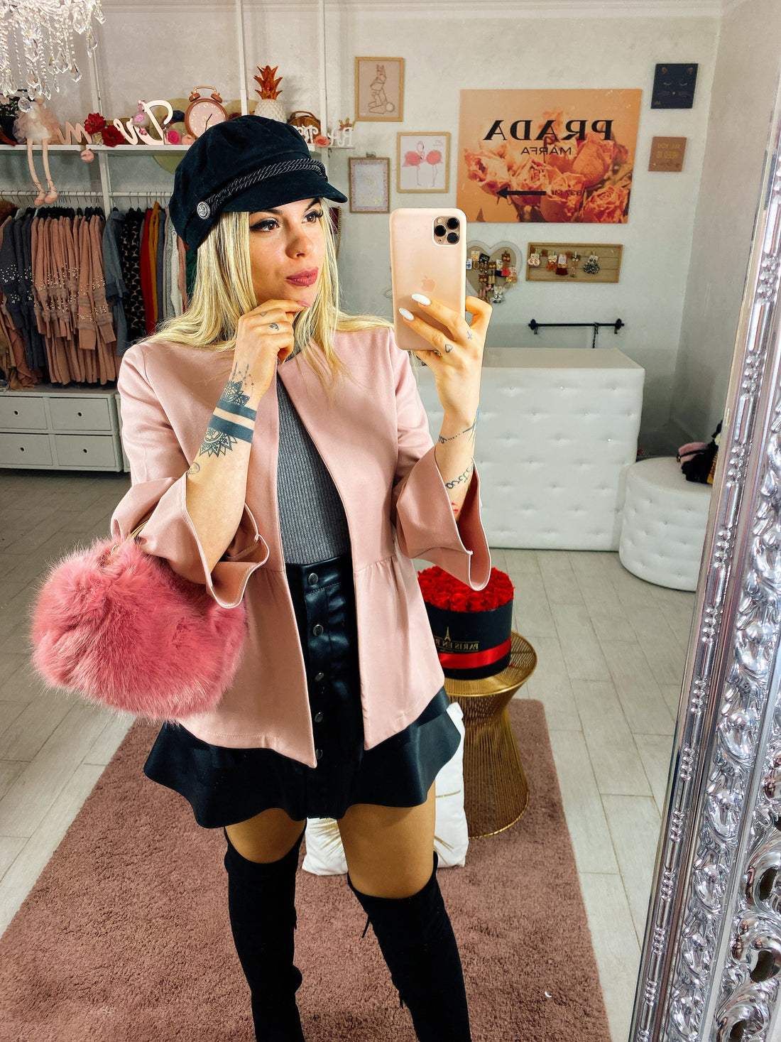 Giacchino pink - R.a. Boutique 