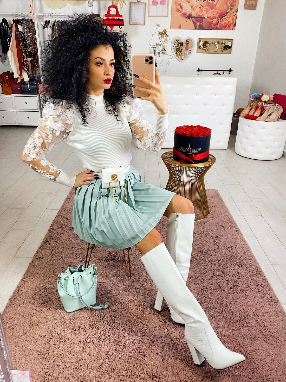 Gonna a pieghine - R.a. Boutique 