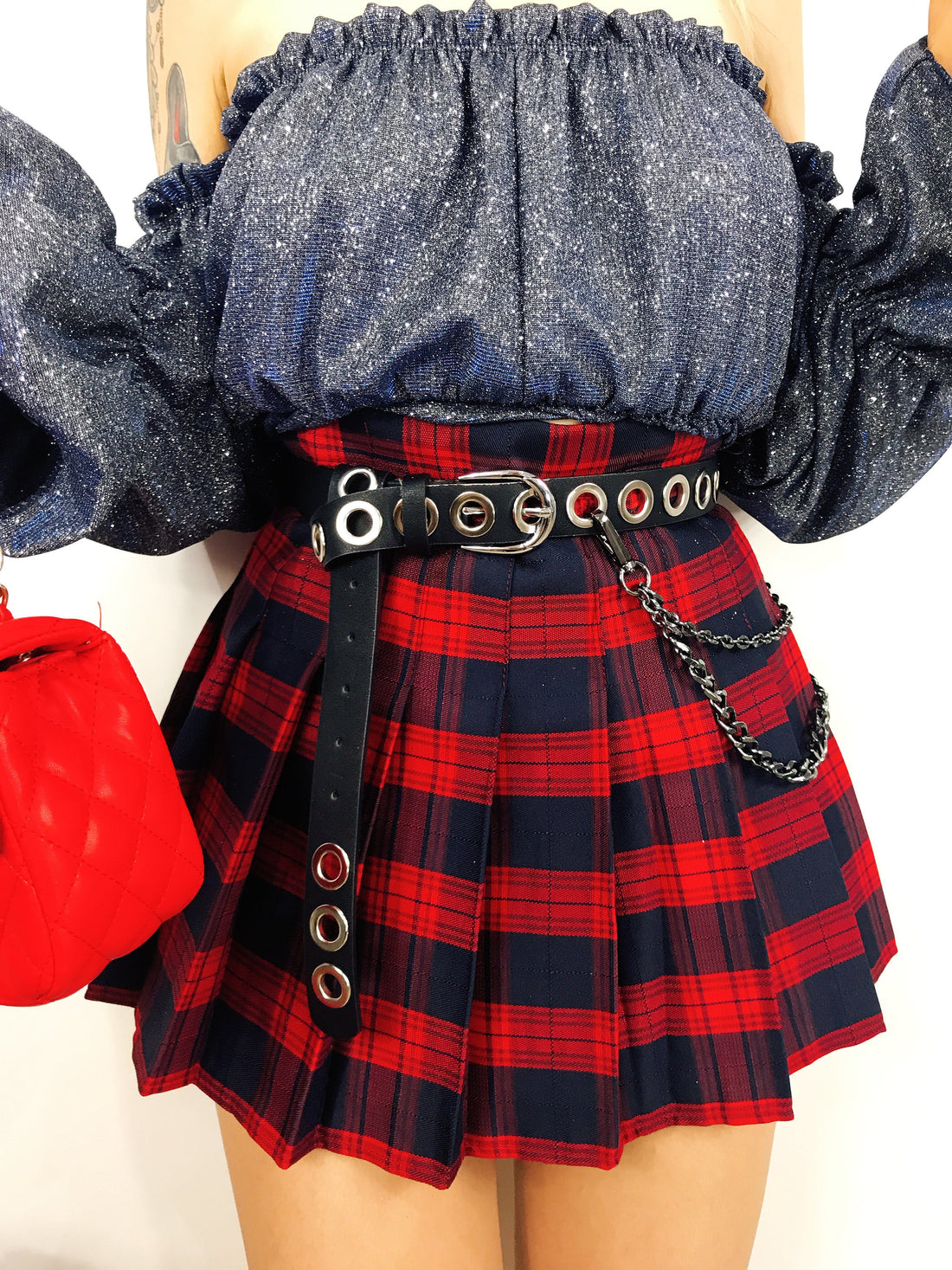 Gonna a pieghine college - R.a. Boutique 