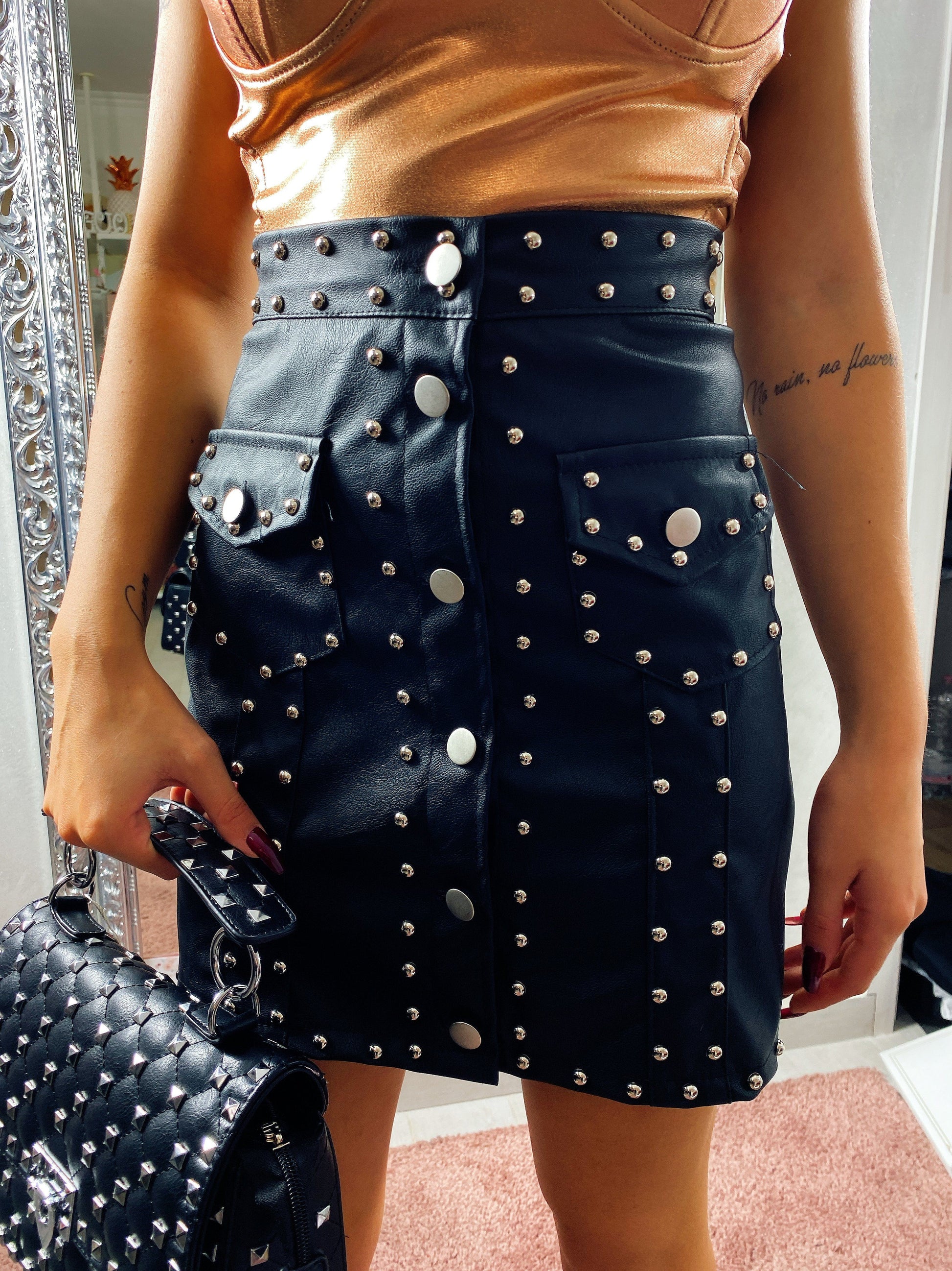 Gonna con borchiette - R.a. Boutique 