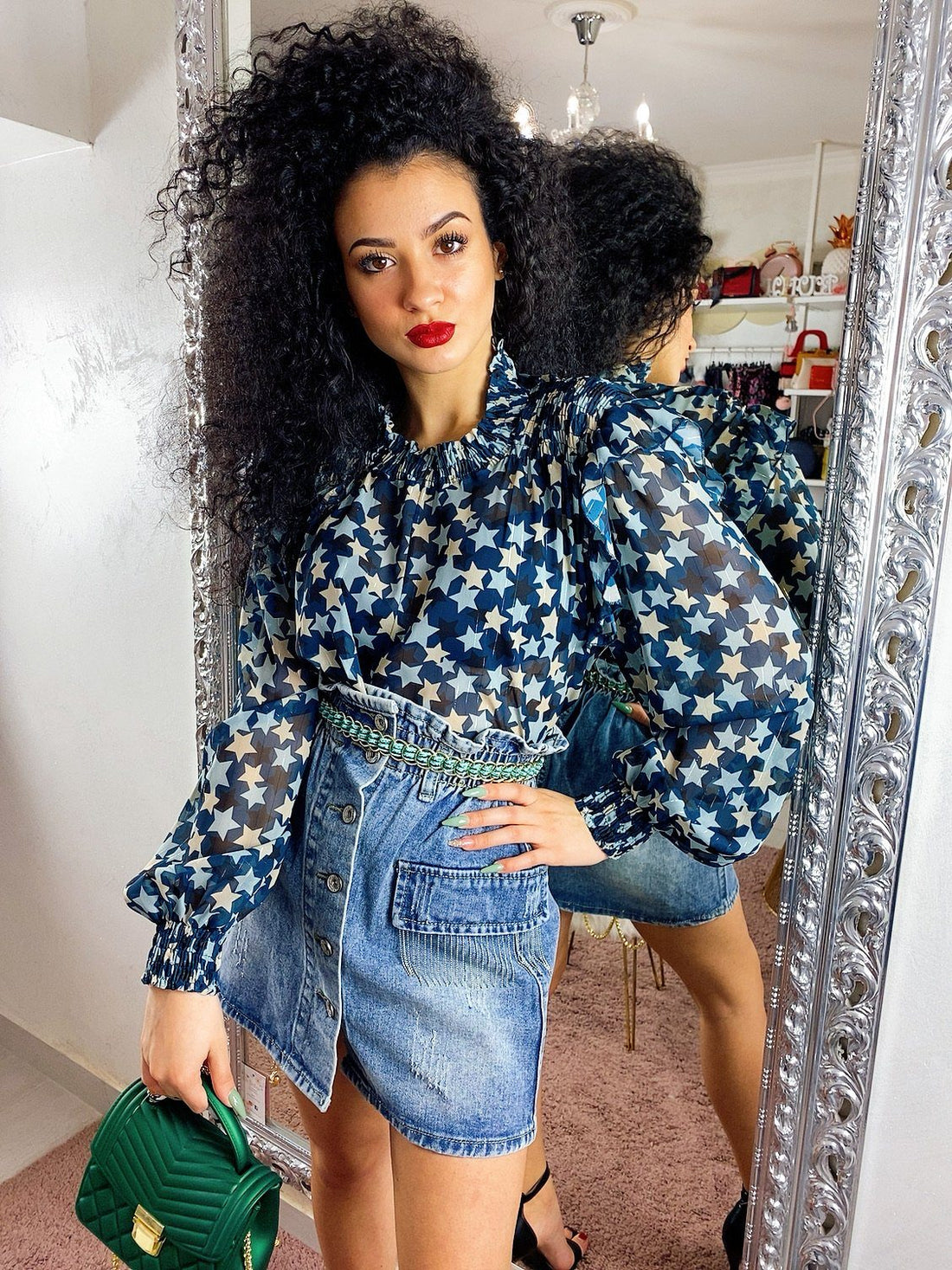 Gonna con ciondoli argento - R.a. Boutique 