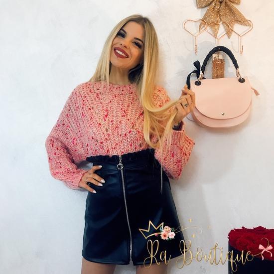 Gonna con zip arricciata - R.a. Boutique 