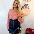 Gonna con zip arricciata - R.a. Boutique 