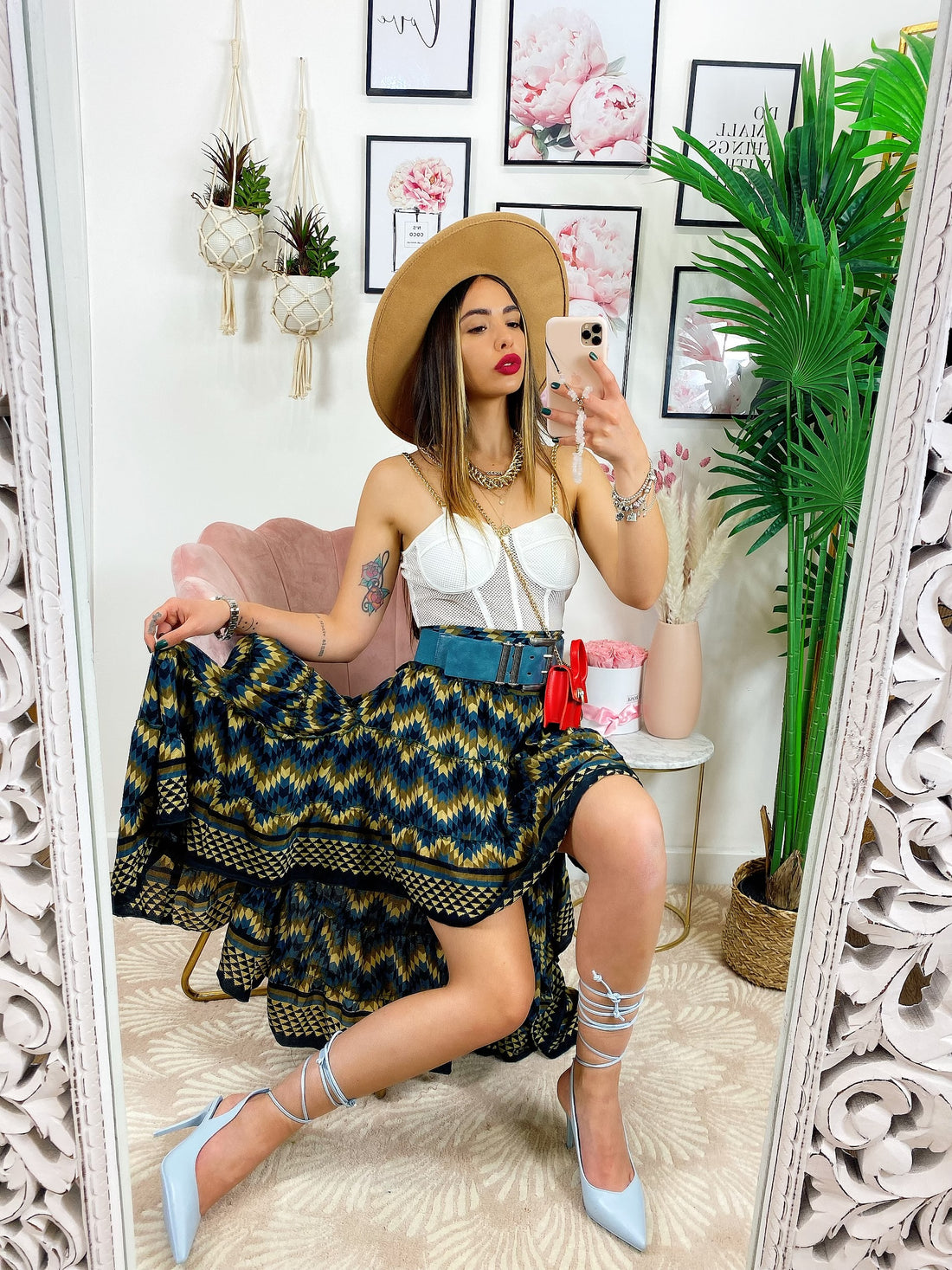 Gonna asimmetrica a zigzag - R.a. Boutique 