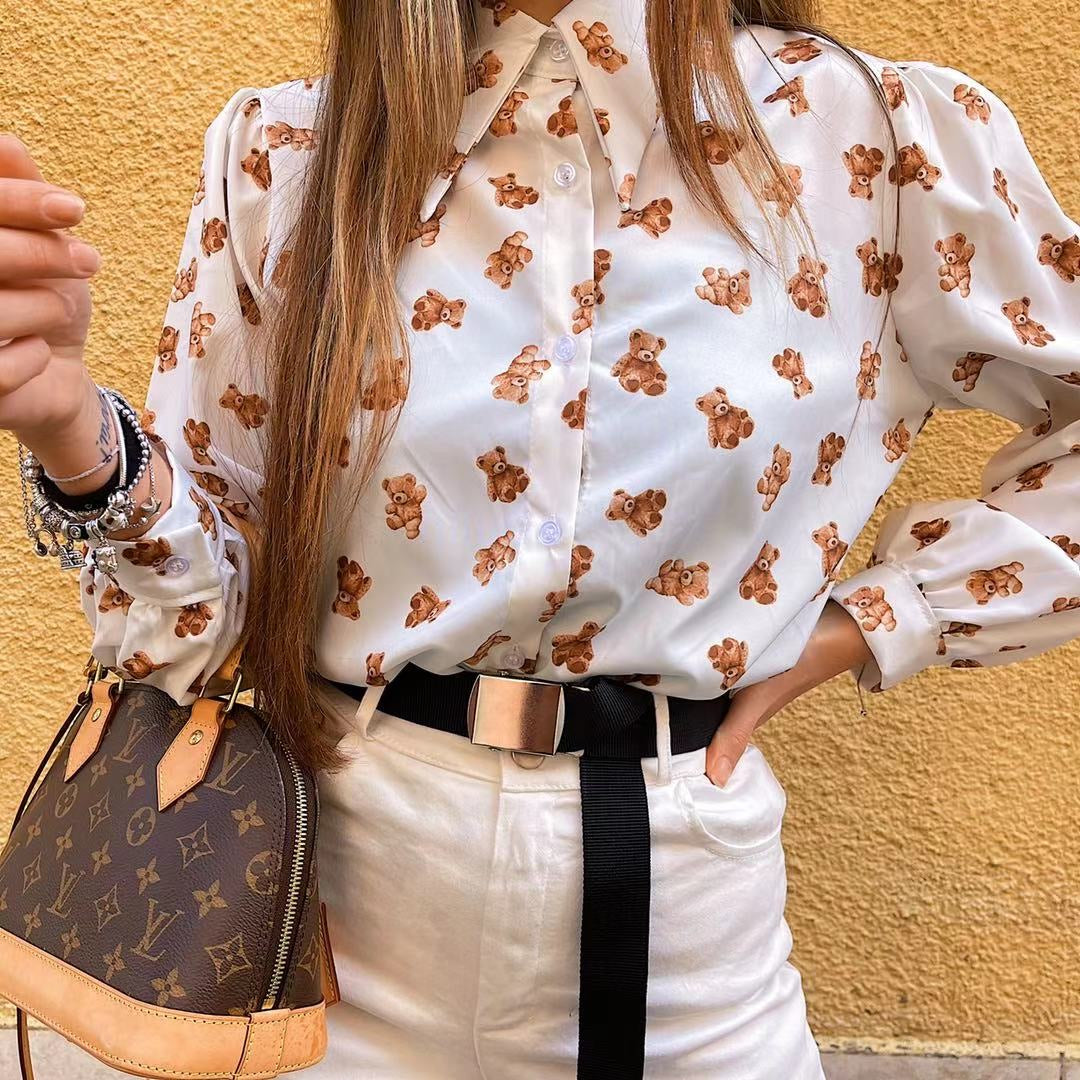 Camicetta con orsetti - R.a. Boutique 