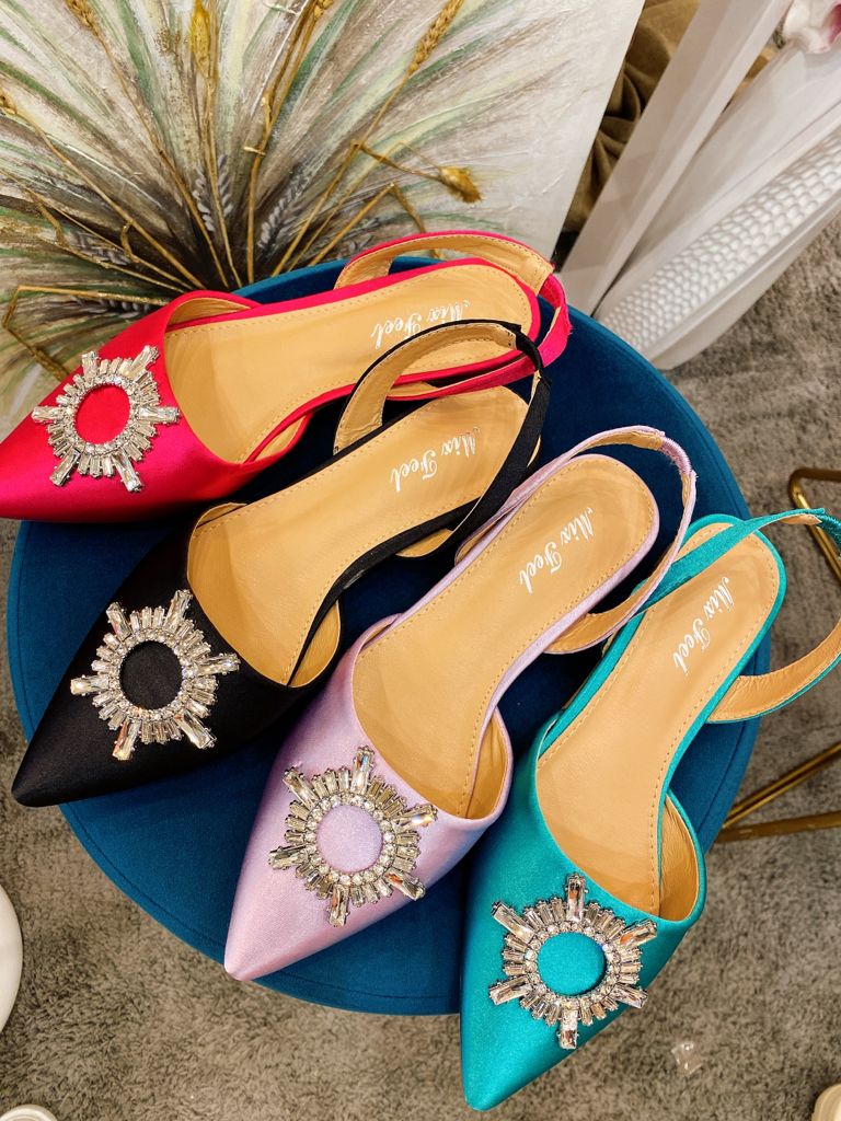 Sandalo basso gioiello Black - R.a. Boutique 