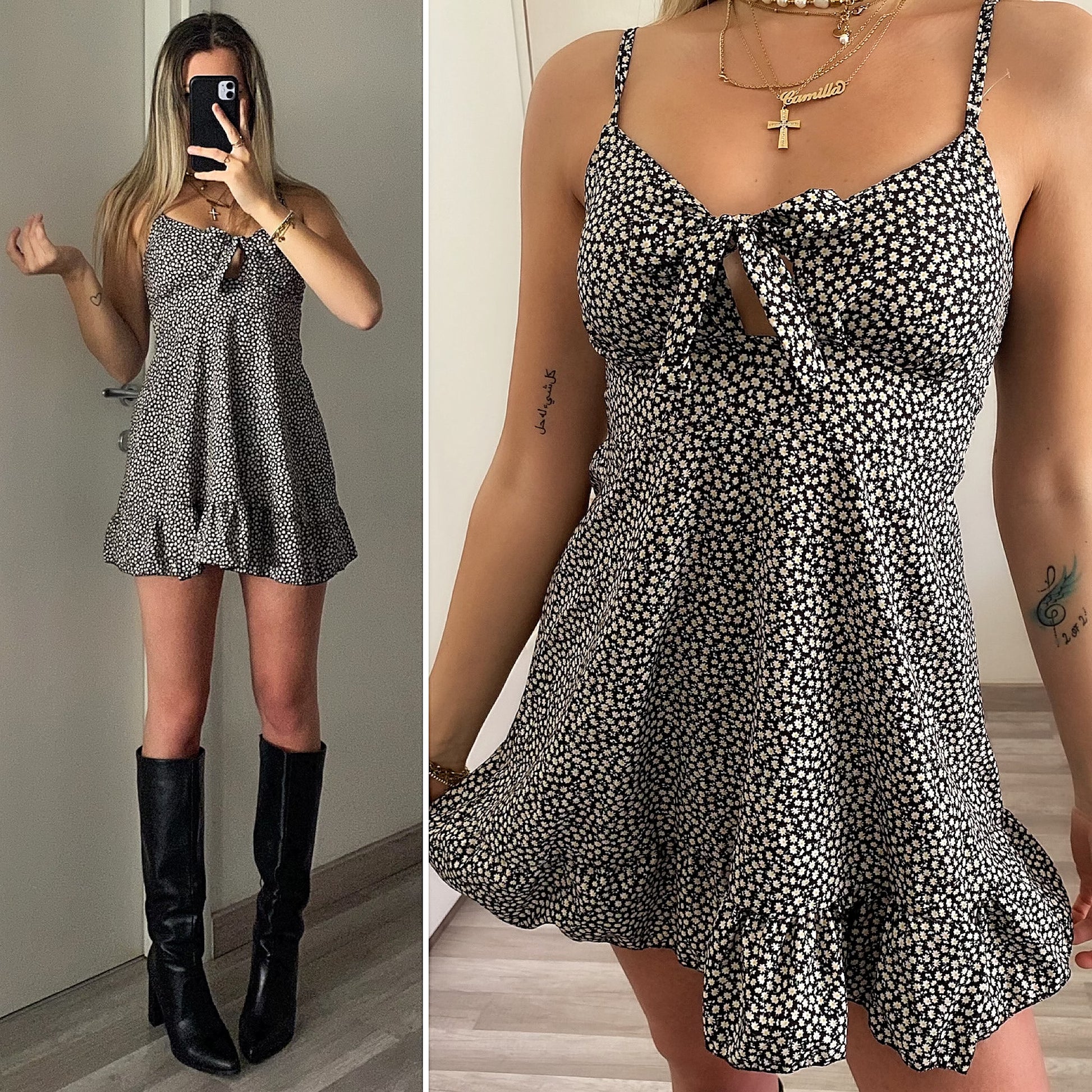 Abito con margherite - R.a. Boutique 