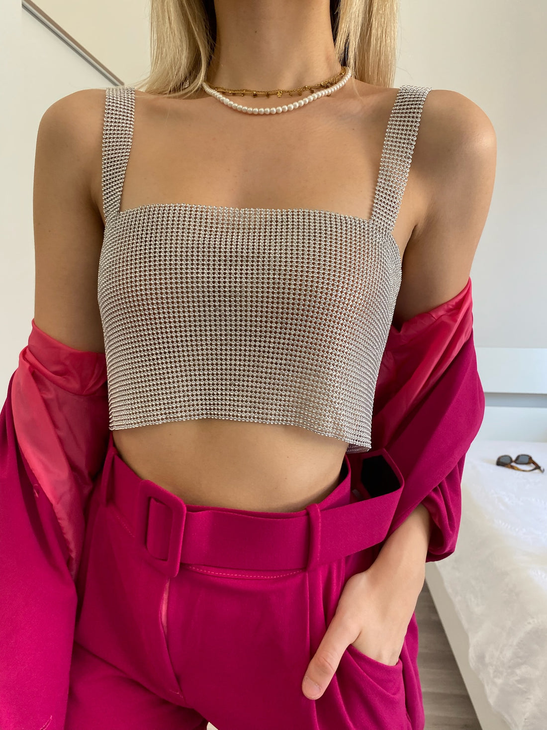 Top luxsequin silver - R.a. Boutique 