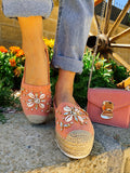 Espadrillas Rosa estive con conchiglie - R.a. Boutique 