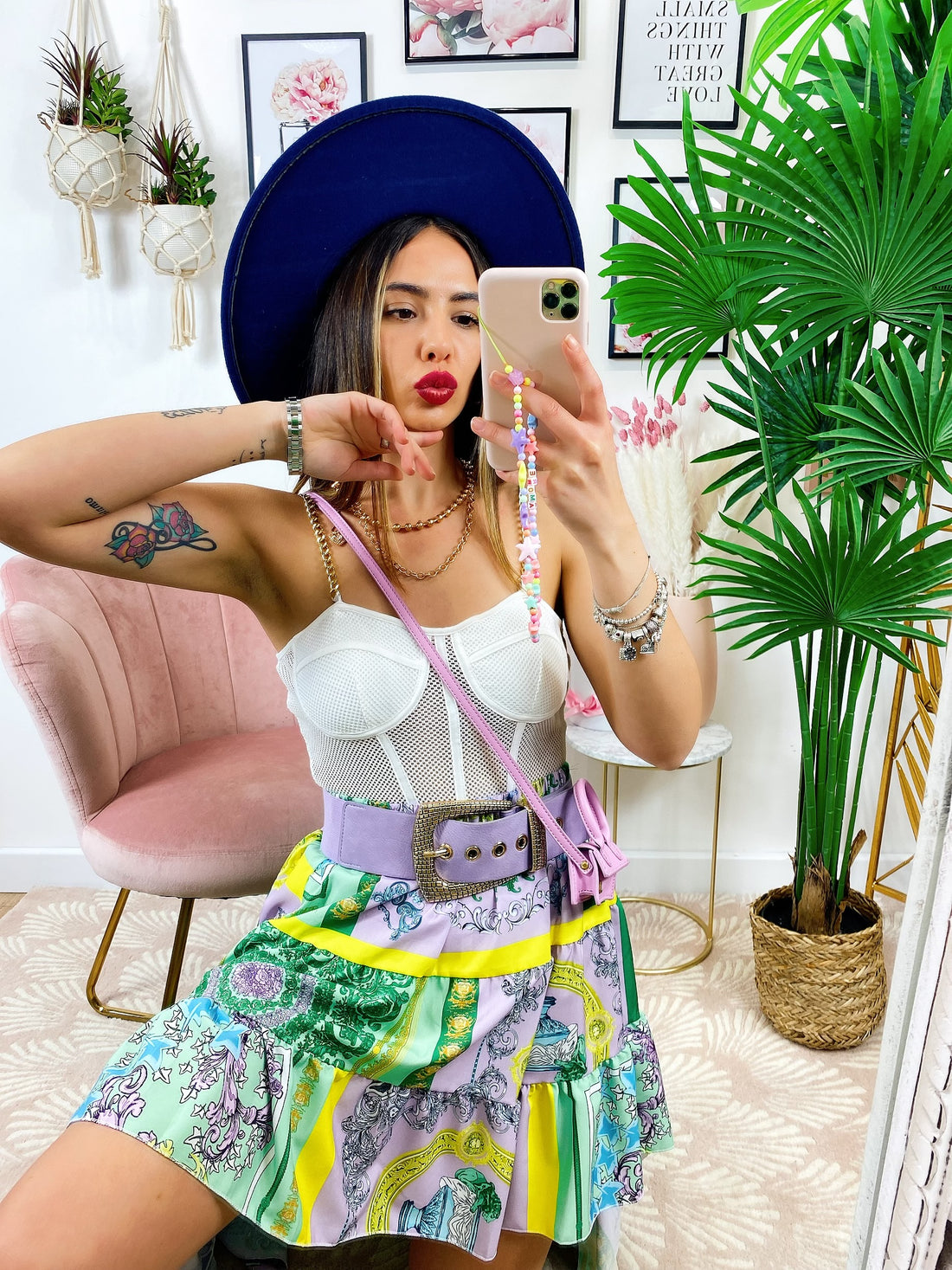 Gonna corta davanti lunga dietro base Verde - R.a. Boutique 