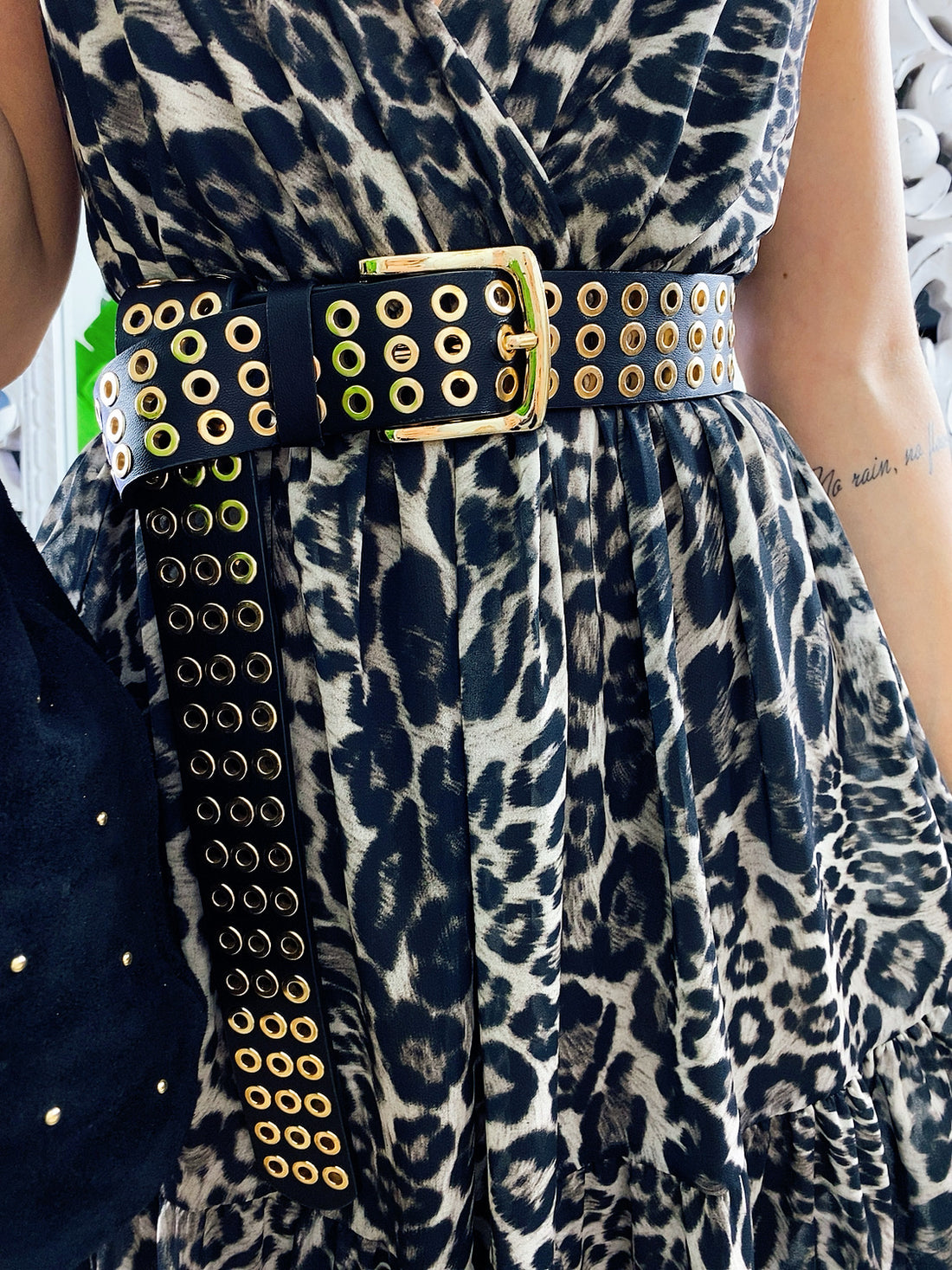 Cintura con occhielli piccoli - R.a. Boutique 