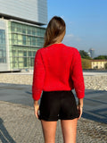 Maglione con renna Rosso - R.a. Boutique 