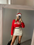 Maglione Merry Christmas rosso - R.a. Boutique 