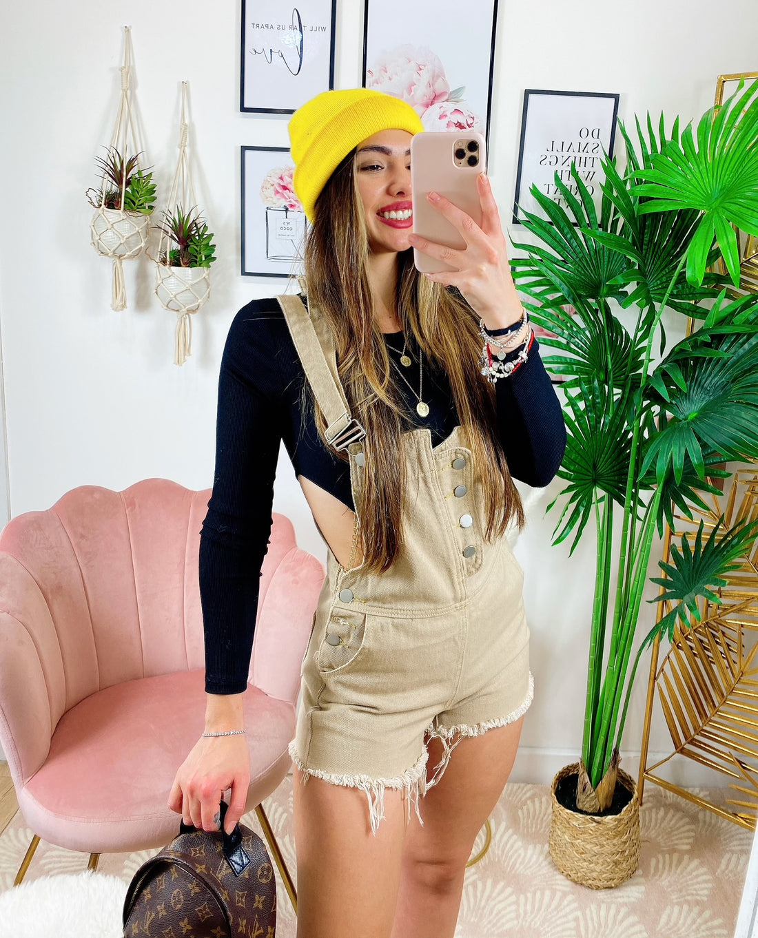 Salopette beige - R.a. Boutique 