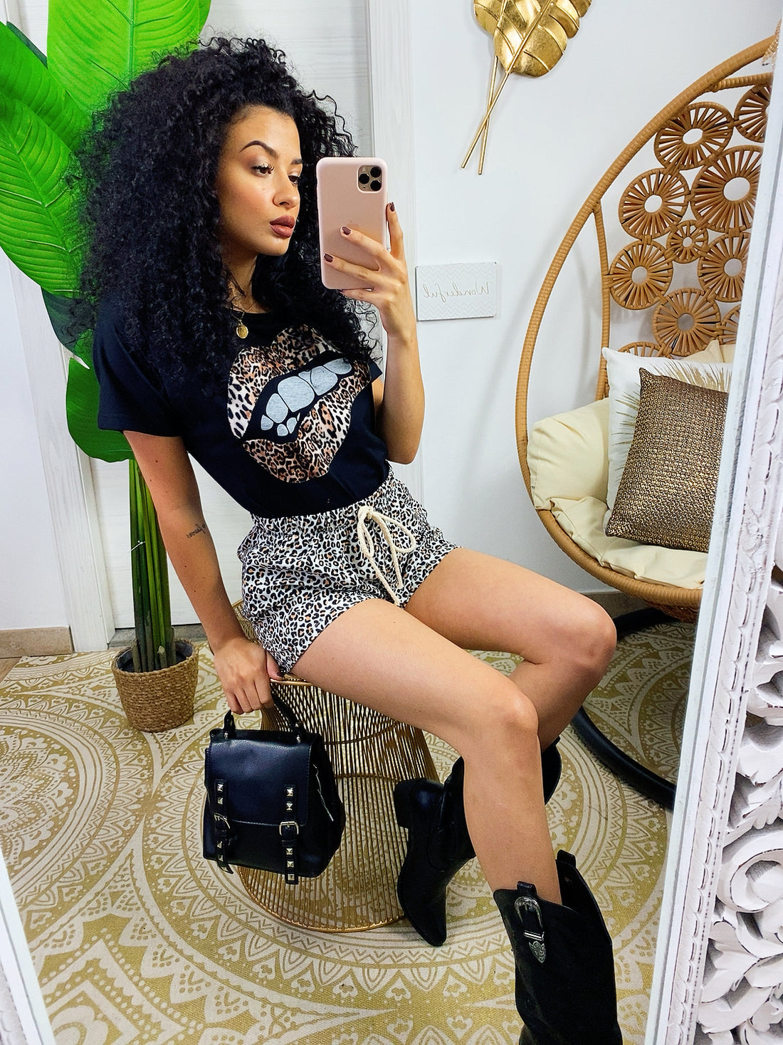 Completo sportivo maglia e short maculato - R.a. Boutique 